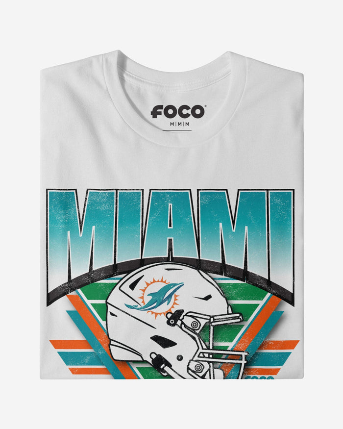 Miami Dolphins Triangle Vintage T-Shirt FOCO - FOCO.com