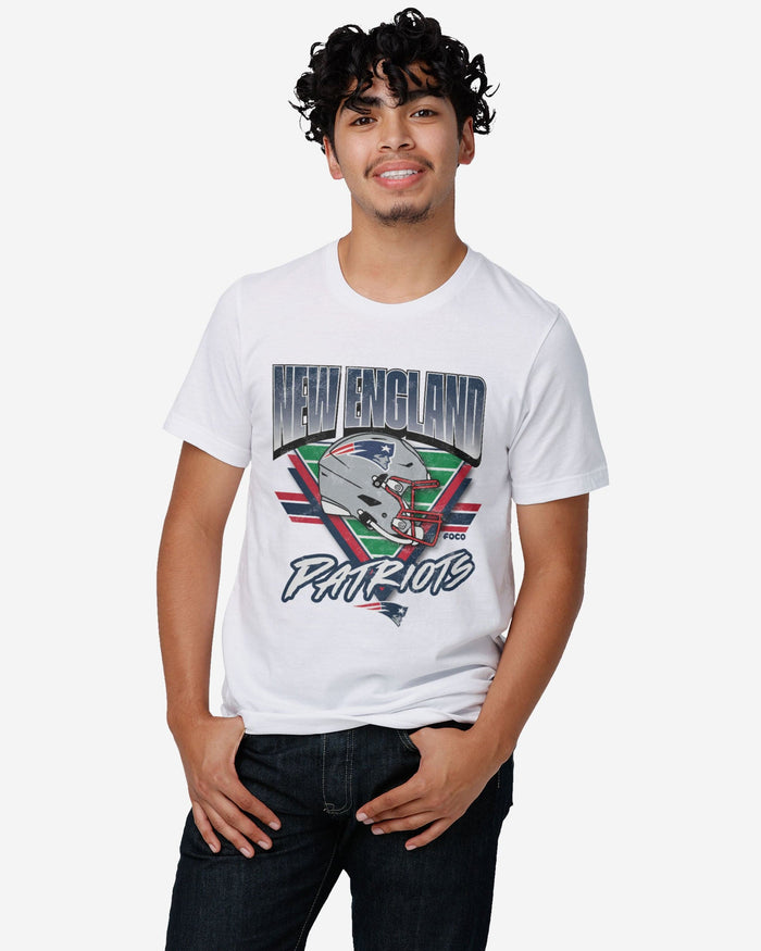 New England Patriots Triangle Vintage T-Shirt FOCO - FOCO.com