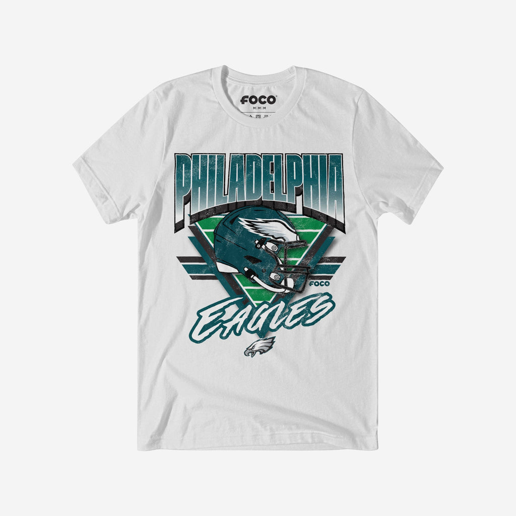 Philadelphia Eagles Triangle Vintage T-Shirt FOCO S - FOCO.com