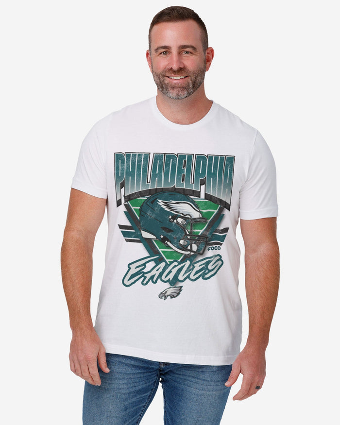 Philadelphia Eagles Triangle Vintage T-Shirt FOCO - FOCO.com