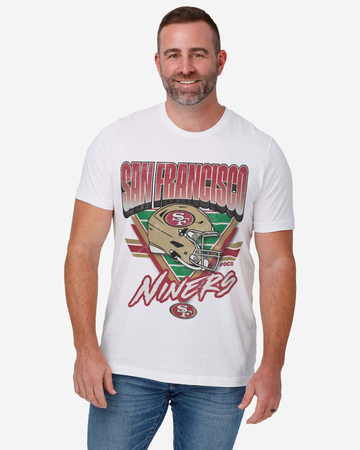 San Francisco 49ers Triangle Vintage T-Shirt FOCO - FOCO.com