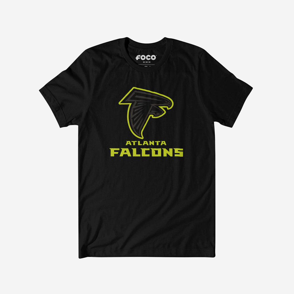 Atlanta Falcons Highlight Reel T-Shirt FOCO Black/Volt S - FOCO.com