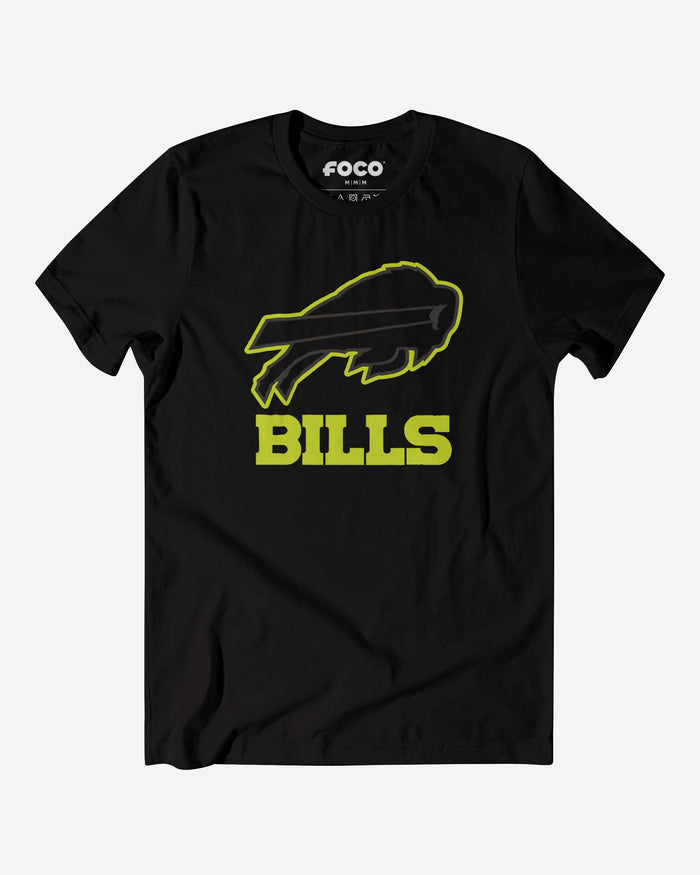 Buffalo Bills Highlight Reel T-Shirt FOCO Black/Volt S - FOCO.com