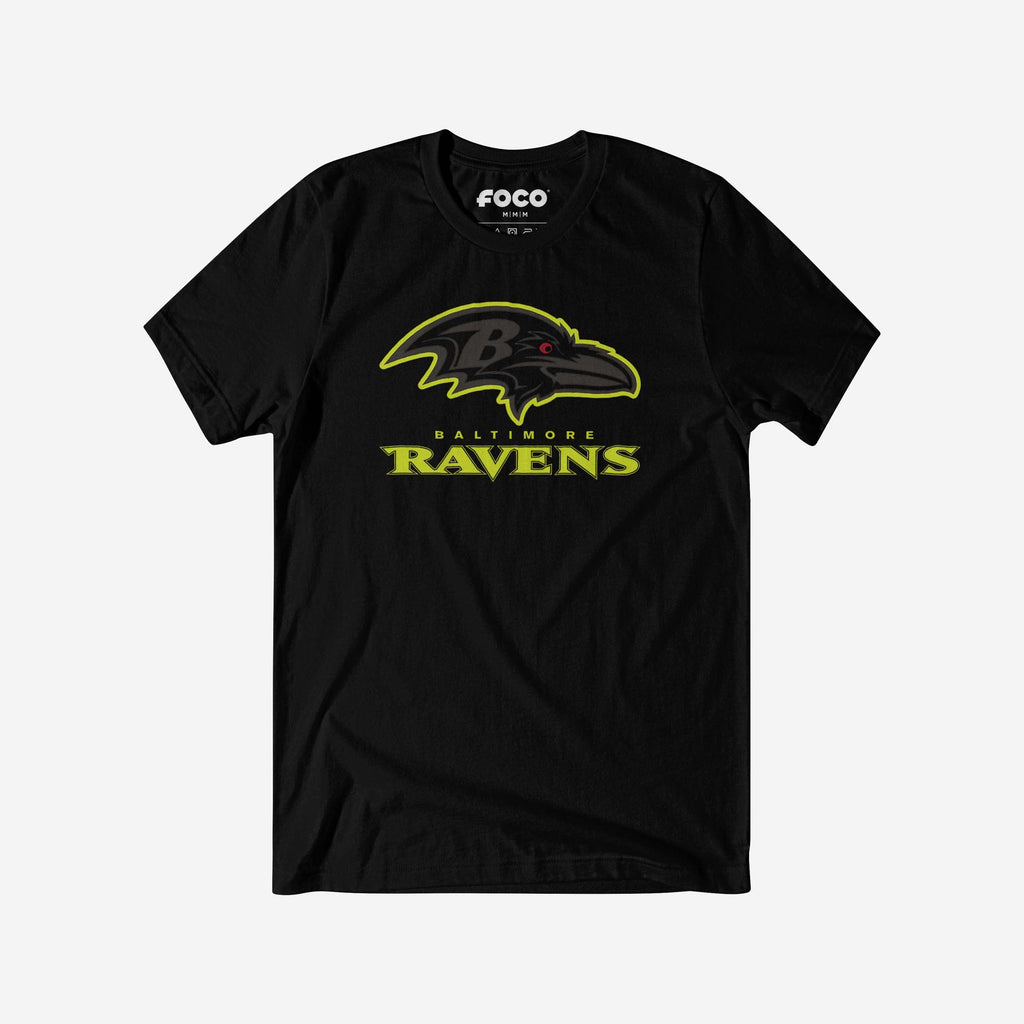 Baltimore Ravens Highlight Reel T-Shirt FOCO Black/Volt S - FOCO.com