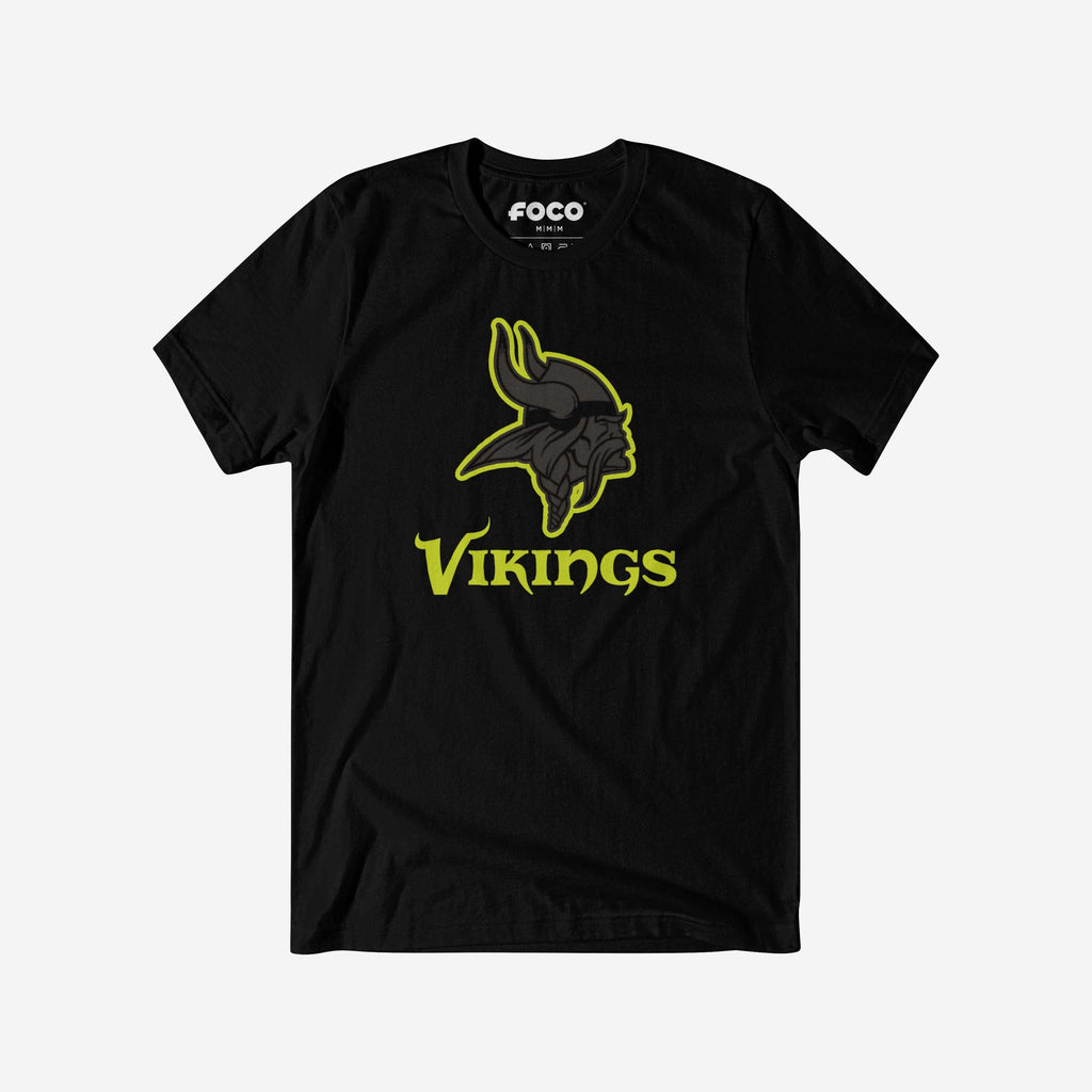 Minnesota Vikings Highlight Reel T-Shirt FOCO Black/Volt S - FOCO.com