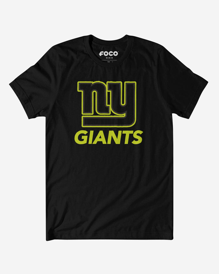 New York Giants Highlight Reel T-Shirt FOCO Black/Volt S - FOCO.com