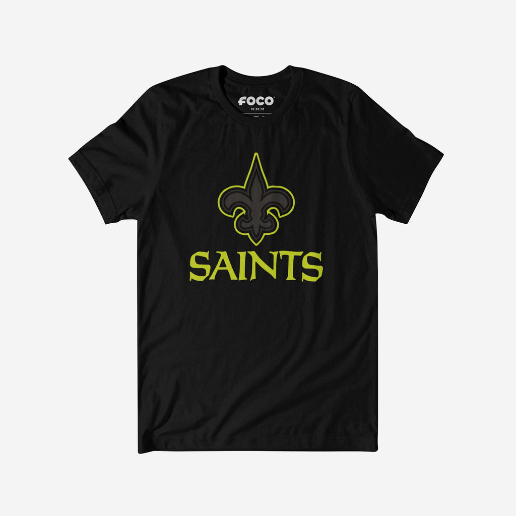 New Orleans Saints Highlight Reel T-Shirt FOCO Black/Volt S - FOCO.com