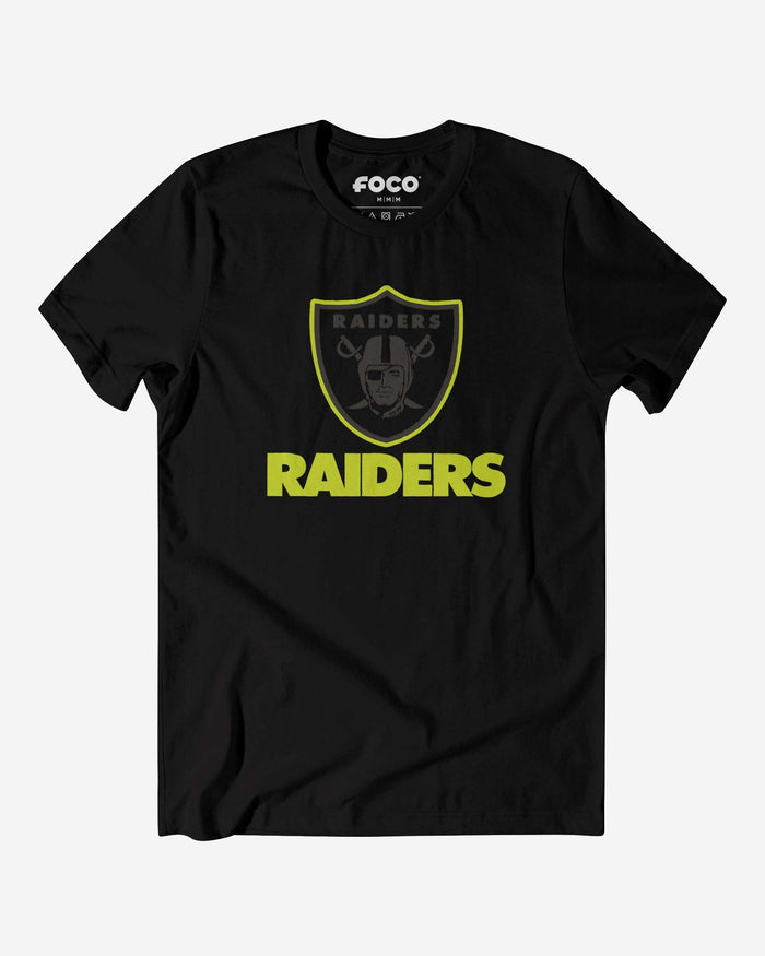 Las Vegas Raiders Highlight Reel T-Shirt FOCO Black/Volt S - FOCO.com