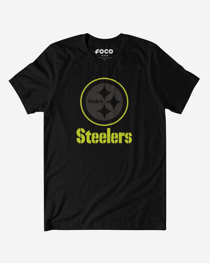 Pittsburgh Steelers Highlight Reel T-Shirt FOCO Black/Volt S - FOCO.com