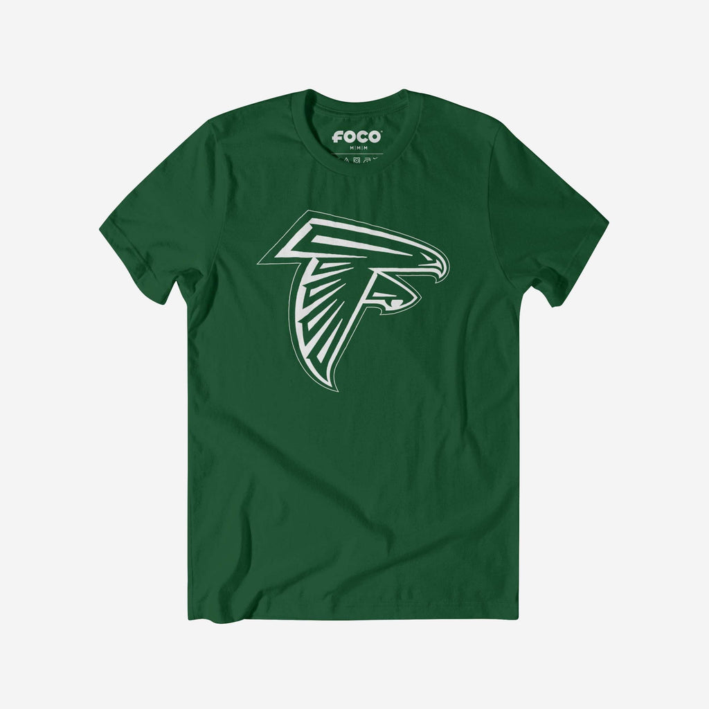 Atlanta Falcons White Logo T-Shirt FOCO S - FOCO.com