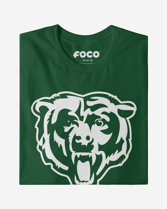 Chicago Bears White Logo T-Shirt FOCO - FOCO.com