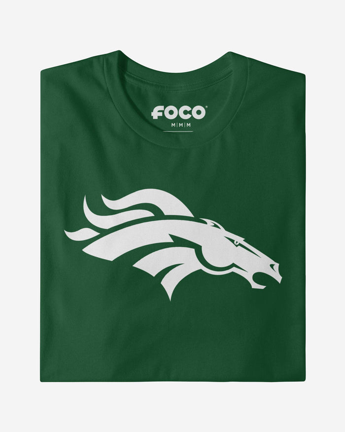 Denver Broncos White Logo T-Shirt FOCO - FOCO.com
