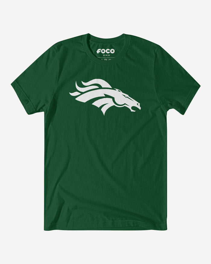 Denver Broncos White Logo T-Shirt FOCO S - FOCO.com