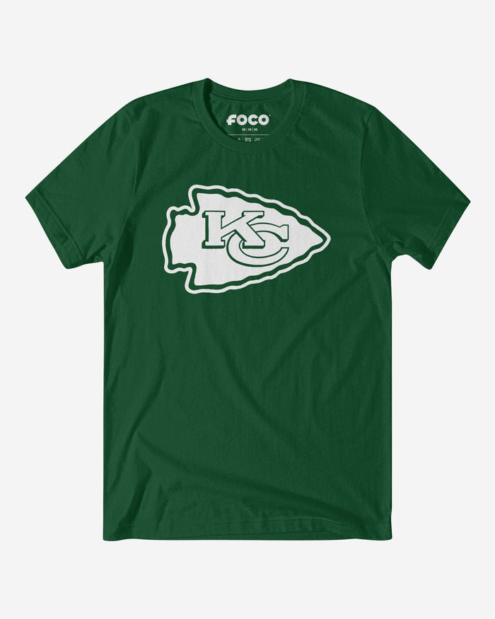 Kansas City Chiefs White Logo T-Shirt FOCO S - FOCO.com