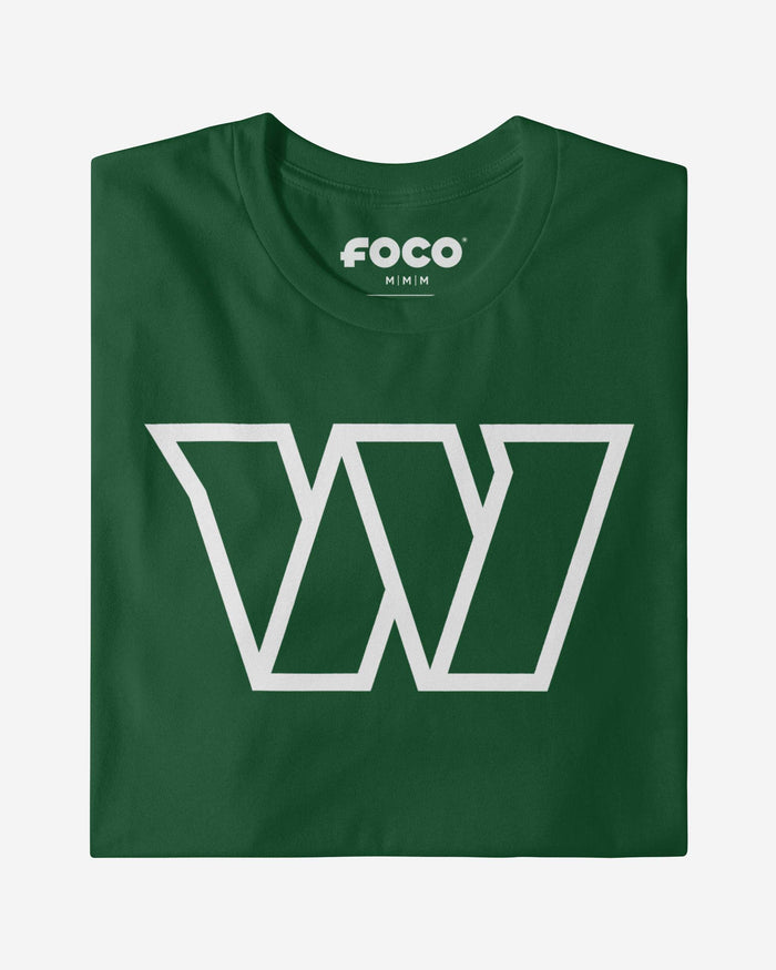 Washington Commanders White Logo T-Shirt FOCO - FOCO.com