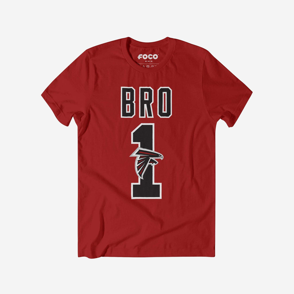 Atlanta Falcons Number 1 Bro T-Shirt FOCO S - FOCO.com