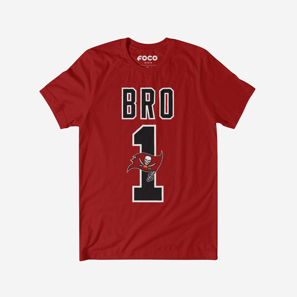 Tampa Bay Buccaneers Number 1 Bro T-Shirt FOCO S - FOCO.com