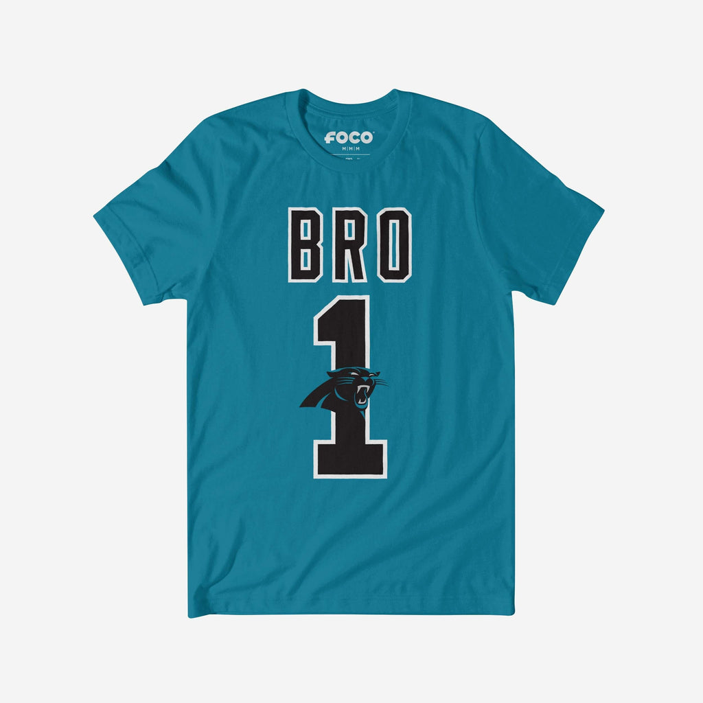 Carolina Panthers Number 1 Bro T-Shirt FOCO S - FOCO.com