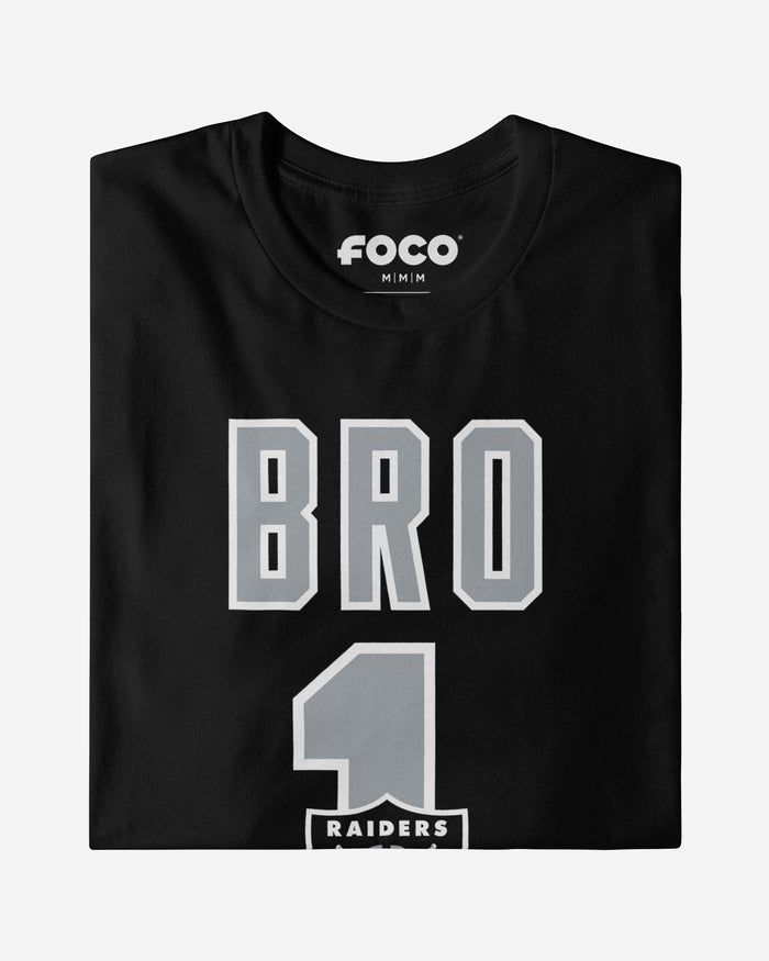 Las Vegas Raiders Number 1 Bro T-Shirt FOCO - FOCO.com