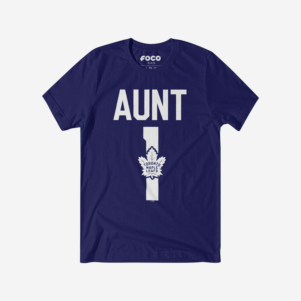 Toronto Maple Leafs Number 1 Aunt T-Shirt FOCO S - FOCO.com