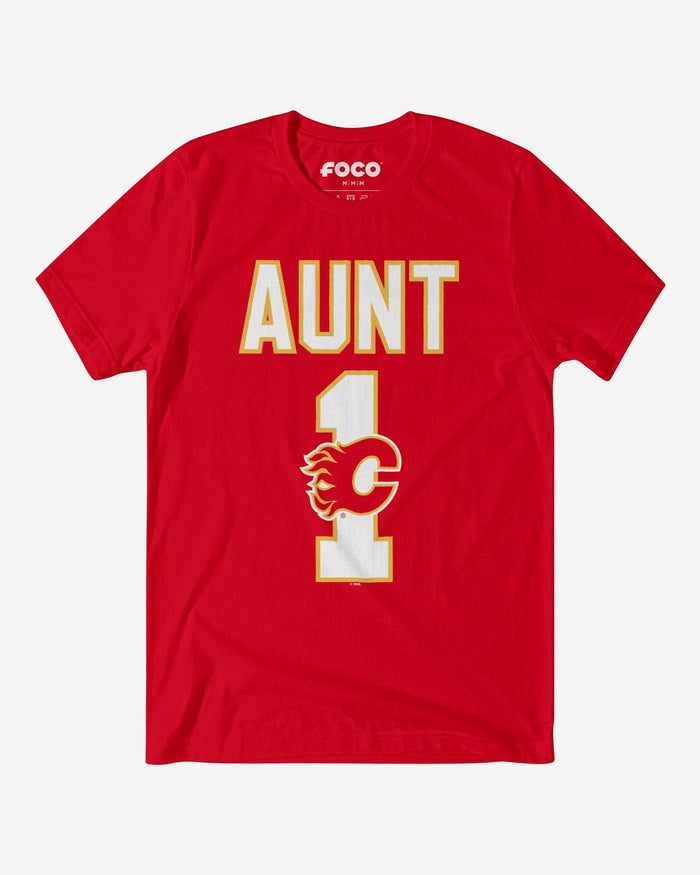 Calgary Flames Number 1 Aunt T-Shirt FOCO S - FOCO.com