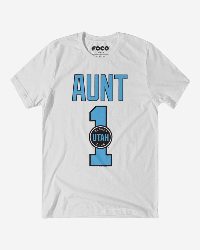 Utah Hockey Club Number 1 Aunt T-Shirt FOCO S - FOCO.com