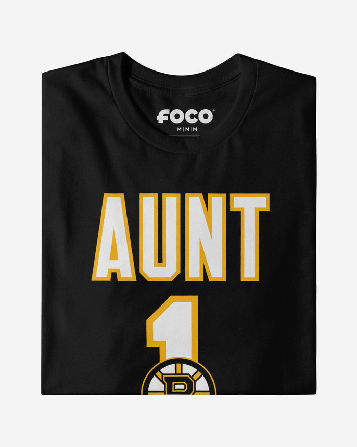 Boston Bruins Number 1 Aunt T-Shirt FOCO - FOCO.com