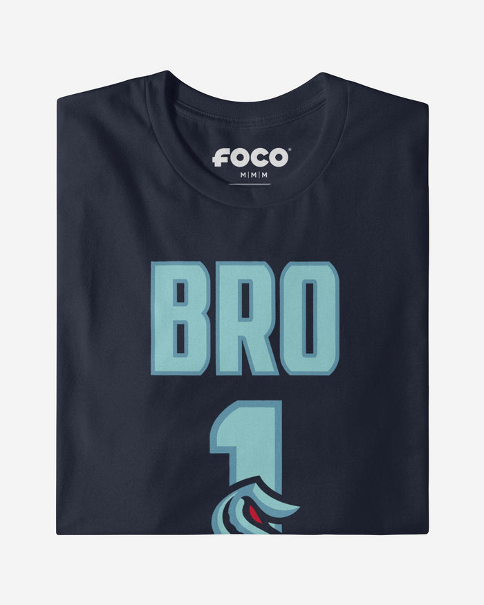 Seattle Kraken Number 1 Bro T-Shirt FOCO - FOCO.com