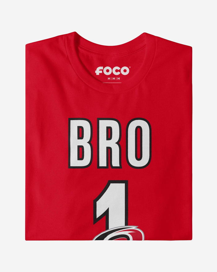 Carolina Hurricanes Number 1 Bro T-Shirt FOCO - FOCO.com