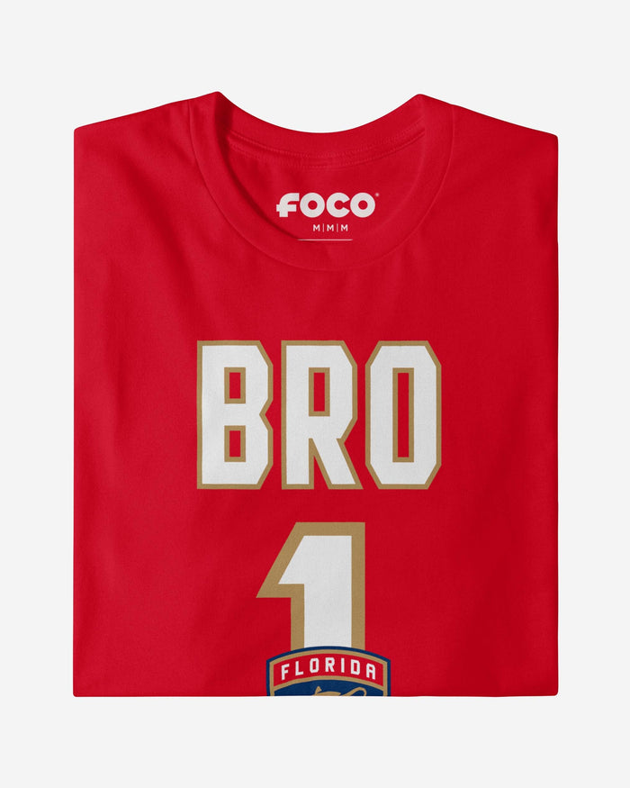 Florida Panthers Number 1 Bro T-Shirt FOCO - FOCO.com