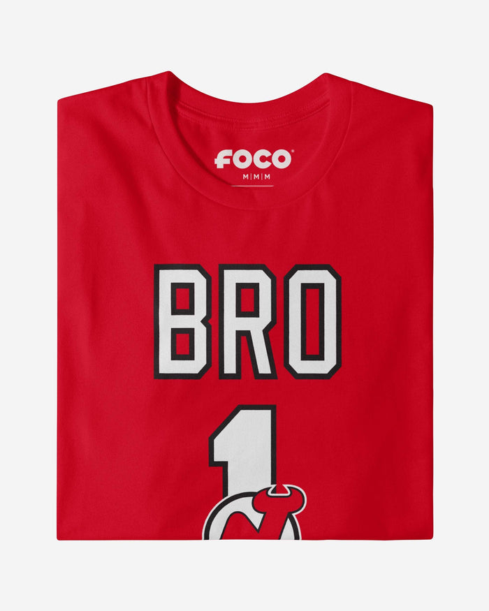 New Jersey Devils Number 1 Bro T-Shirt FOCO - FOCO.com