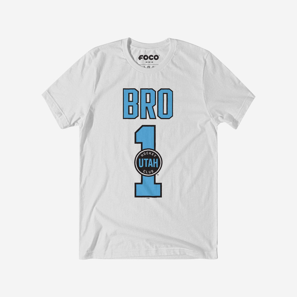 Utah Mammoth Number 1 Bro T-Shirt FOCO S - FOCO.com
