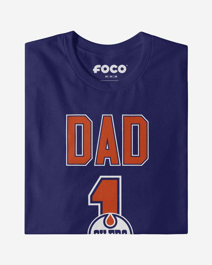 Edmonton Oilers Number 1 Dad T-Shirt FOCO - FOCO.com