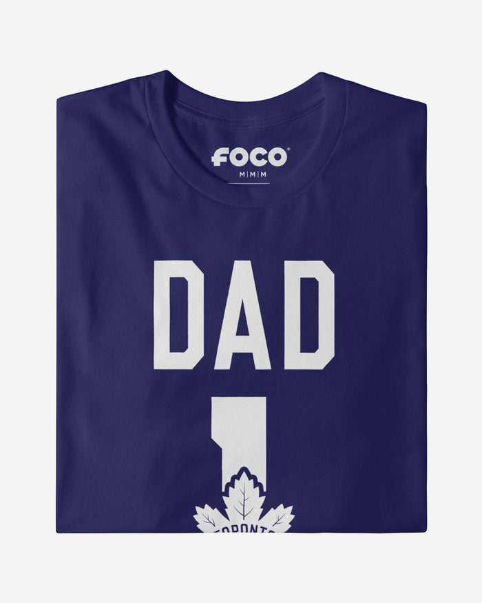 Toronto Maple Leafs Number 1 Dad T-Shirt FOCO - FOCO.com