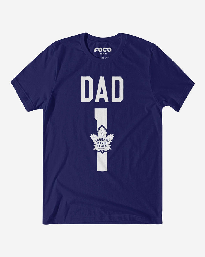 Toronto Maple Leafs Number 1 Dad T-Shirt FOCO S - FOCO.com