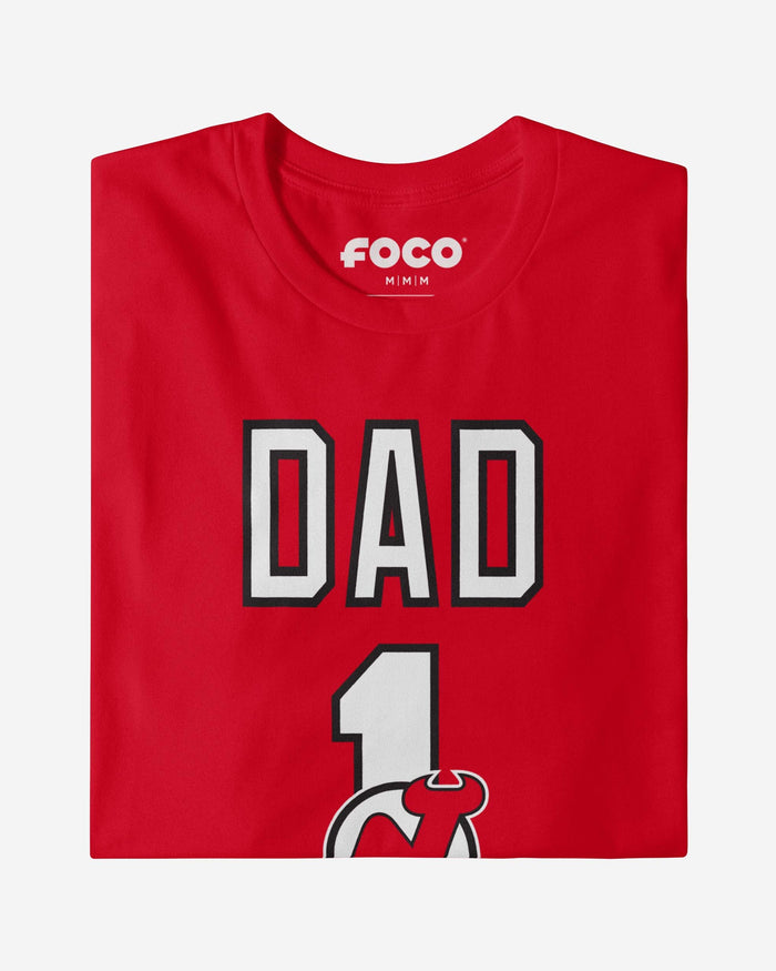 New Jersey Devils Number 1 Dad T-Shirt FOCO - FOCO.com