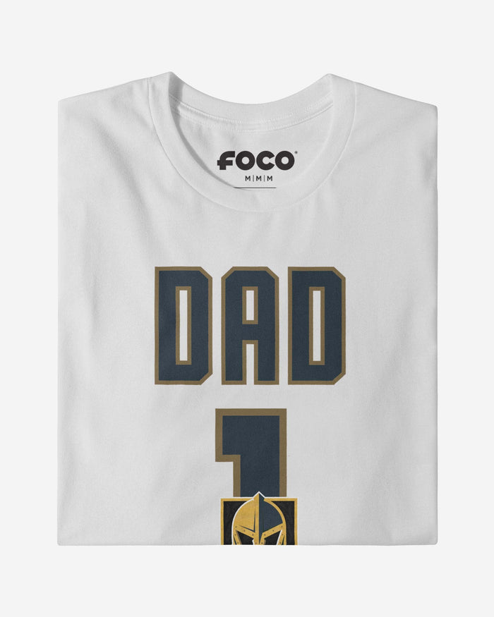 Vegas Golden Knights Number 1 Dad T-Shirt FOCO - FOCO.com