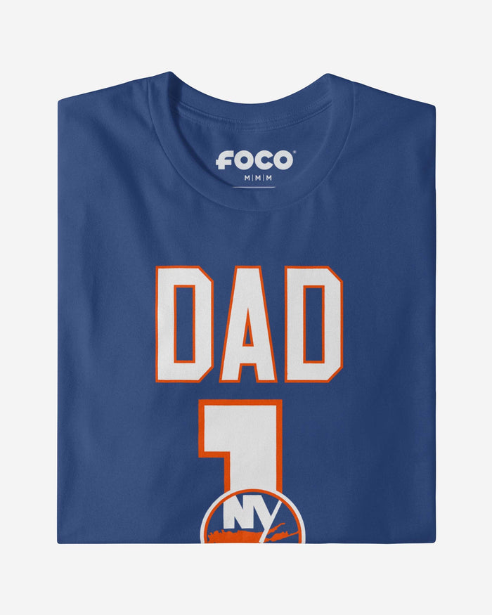 New York Islanders Number 1 Dad T-Shirt FOCO - FOCO.com