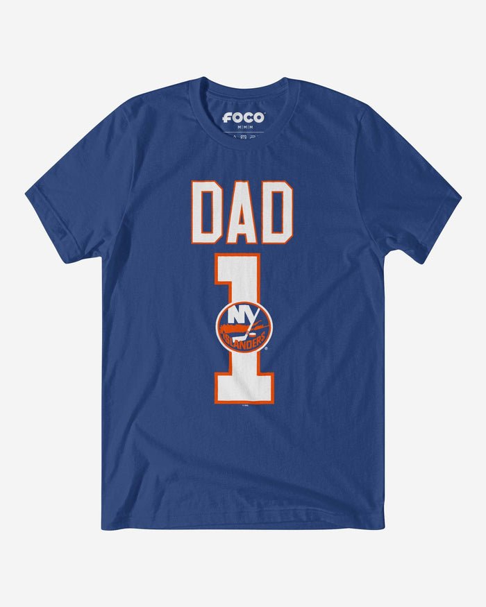 New York Islanders Number 1 Dad T-Shirt FOCO S - FOCO.com