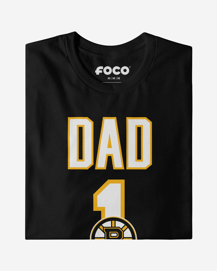 Boston Bruins Number 1 Dad T-Shirt FOCO - FOCO.com