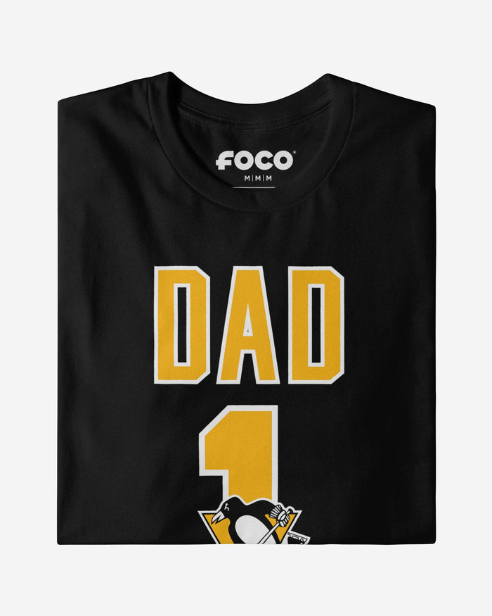 Pittsburgh Penguins Number 1 Dad T-Shirt FOCO - FOCO.com