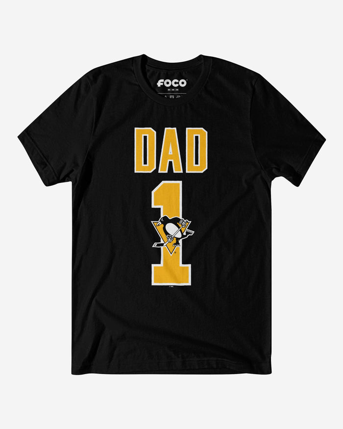 Pittsburgh Penguins Number 1 Dad T-Shirt FOCO S - FOCO.com