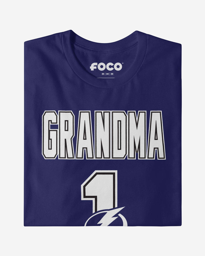 Tampa Bay Lightning Number 1 Grandma T-Shirt FOCO - FOCO.com