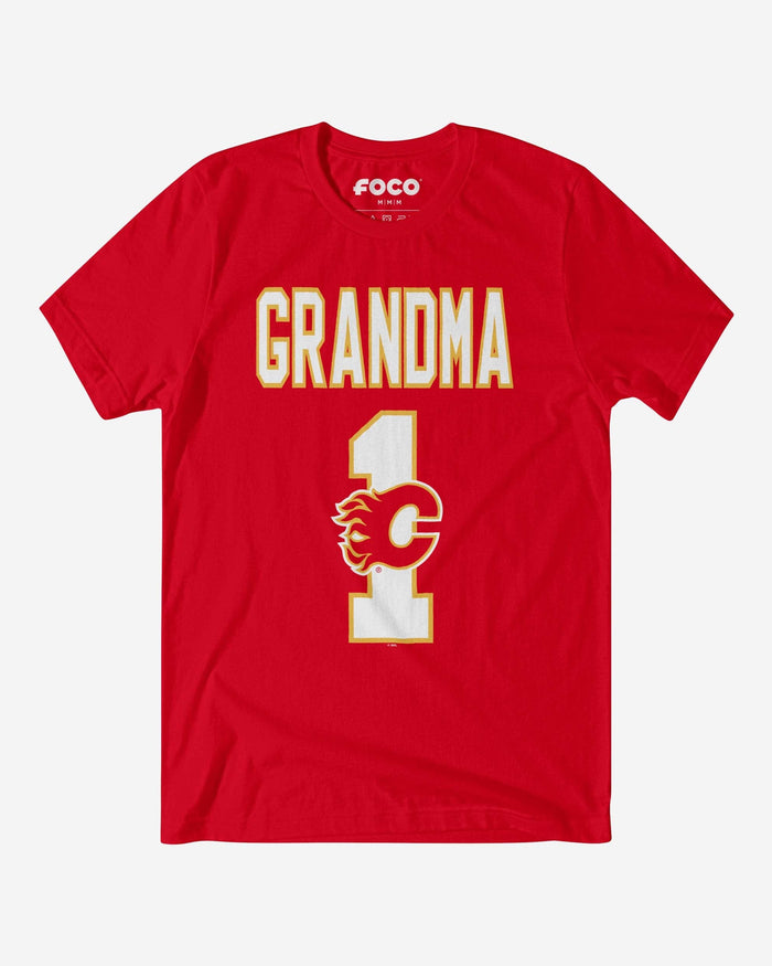 Calgary Flames Number 1 Grandma T-Shirt FOCO S - FOCO.com