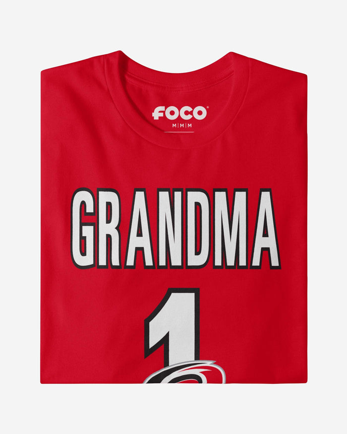 Carolina Hurricanes Number 1 Grandma T-Shirt FOCO - FOCO.com