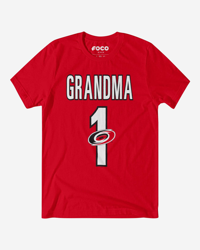 Carolina Hurricanes Number 1 Grandma T-Shirt FOCO S - FOCO.com