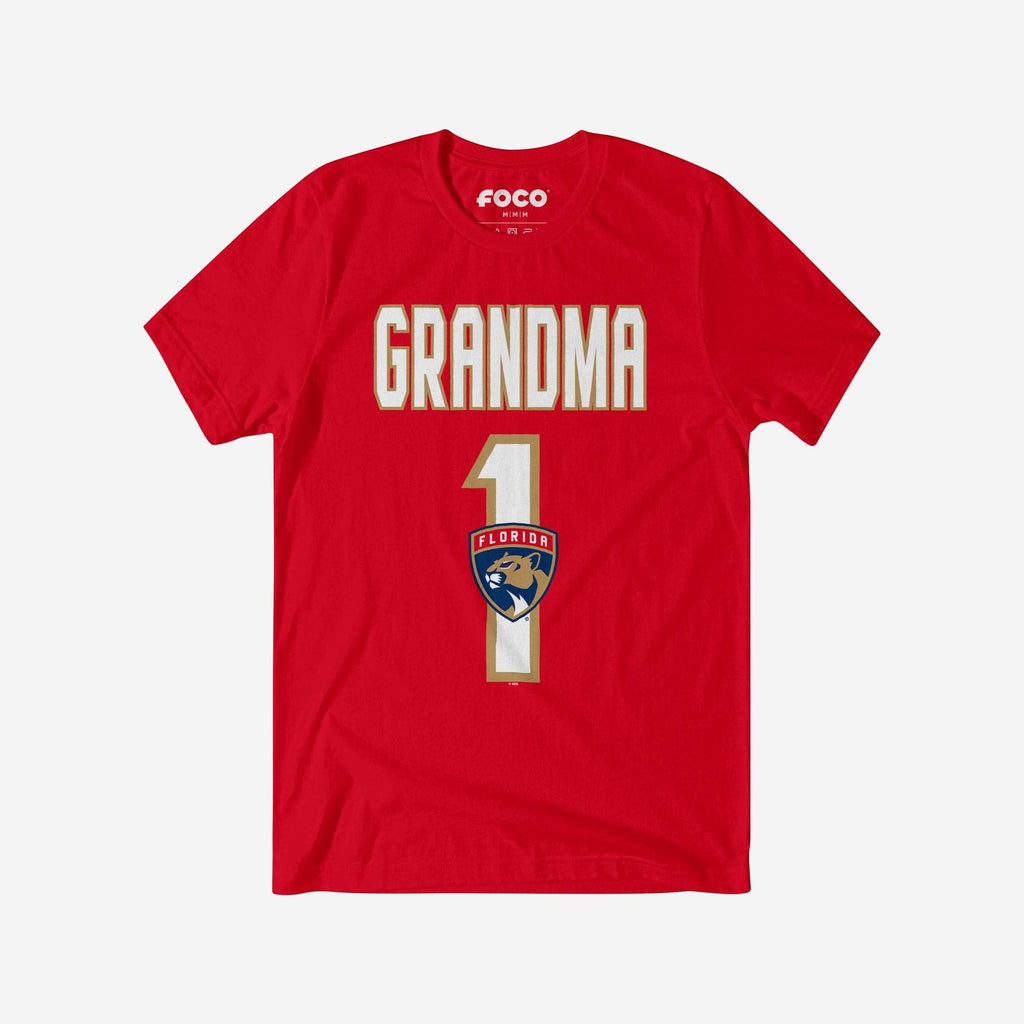 Florida Panthers Number 1 Grandma T-Shirt FOCO S - FOCO.com