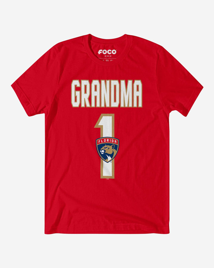 Florida Panthers Number 1 Grandma T-Shirt FOCO S - FOCO.com