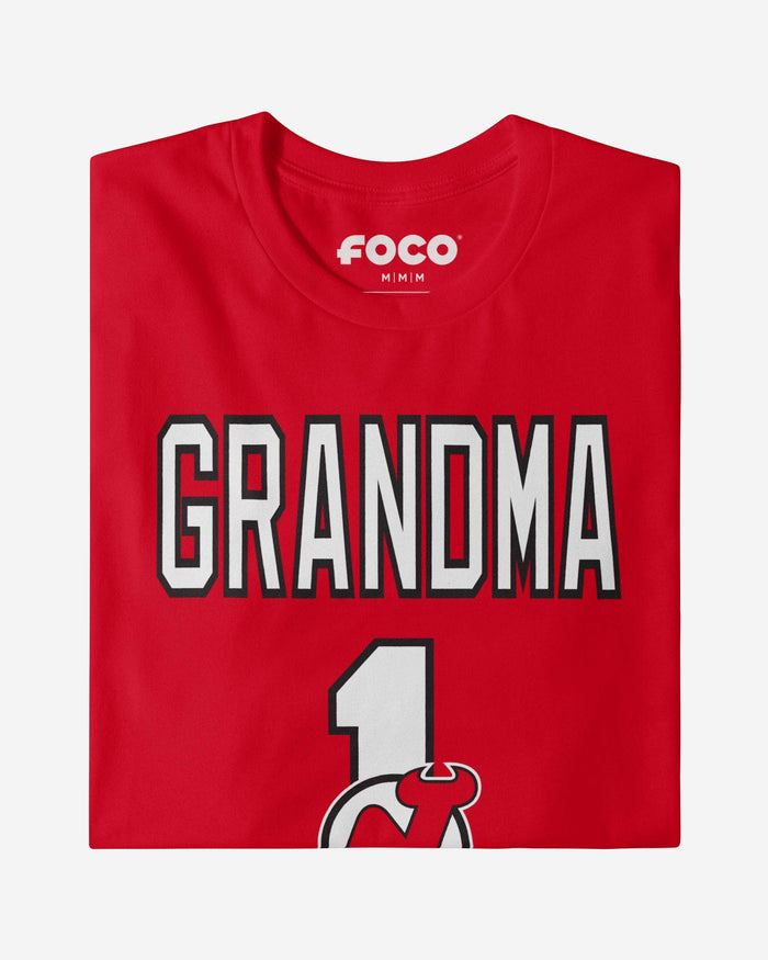 New Jersey Devils Number 1 Grandma T-Shirt FOCO - FOCO.com