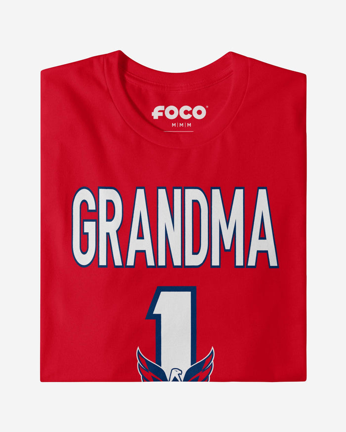 Washington Capitals Number 1 Grandma T-Shirt FOCO - FOCO.com